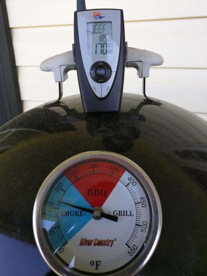 River Country 4 dial Adjustable BBQ, Grill, Smoker Thermometer Temperature  Gauge (50 to 550 F)