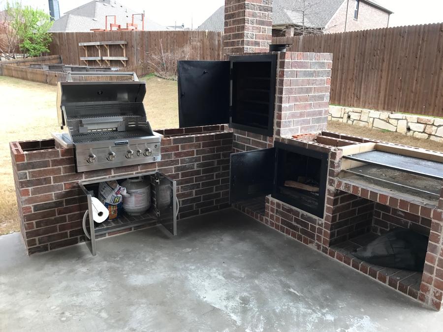 My Smoker Grill Build Smoking Meat Forums The Best Forum On Earth - Diy Brick Grill And Smoker Plans