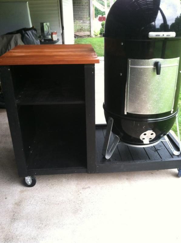 New 22 Wsm W Custom Cart Smoking Meat Forums The Best