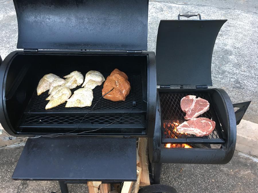 Old country bbq pits wrangler smoker 2025