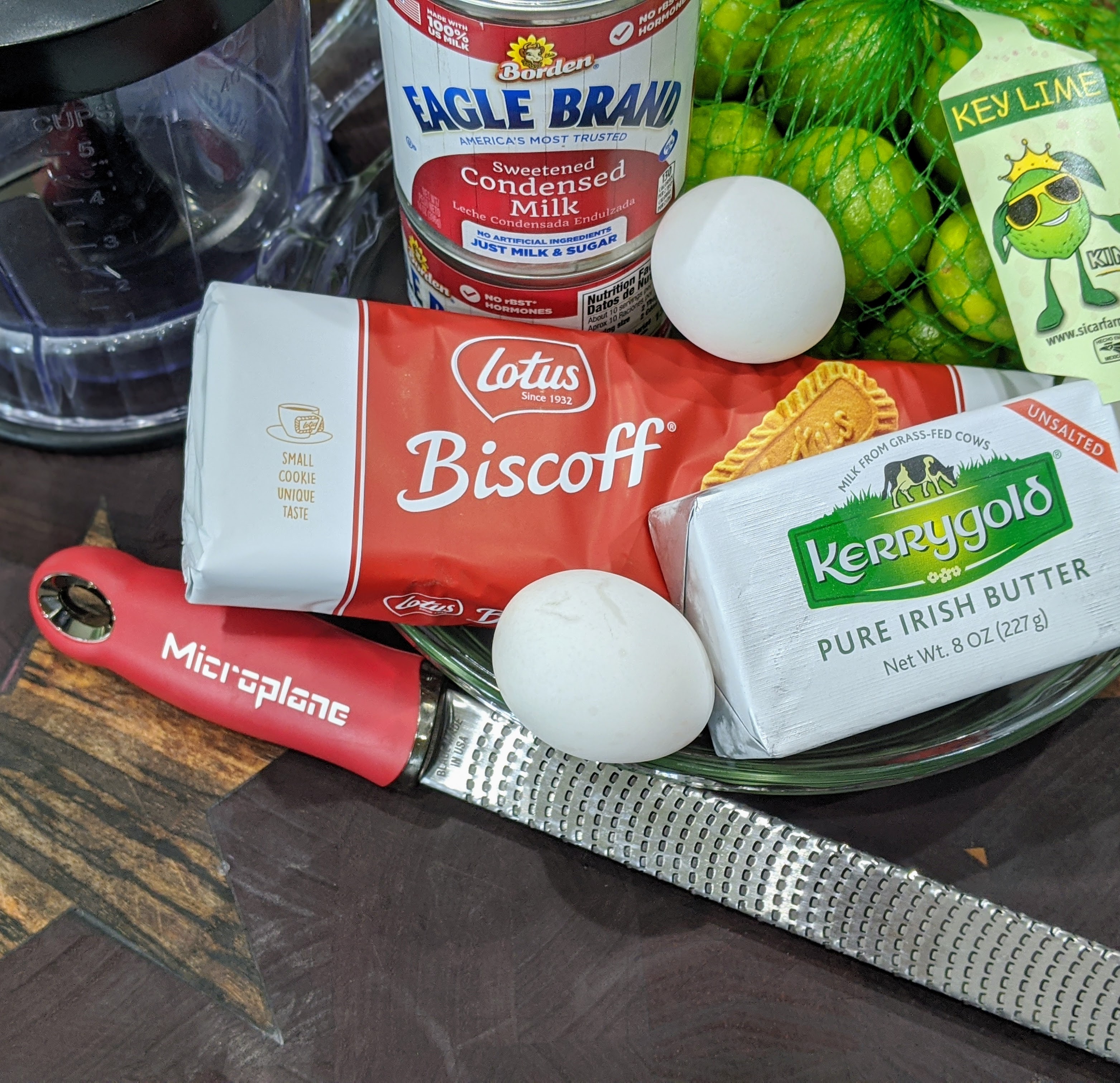 Key Lime Pie Ingredients