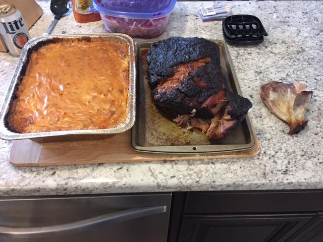 Mac And Cheese And Pork.JPG