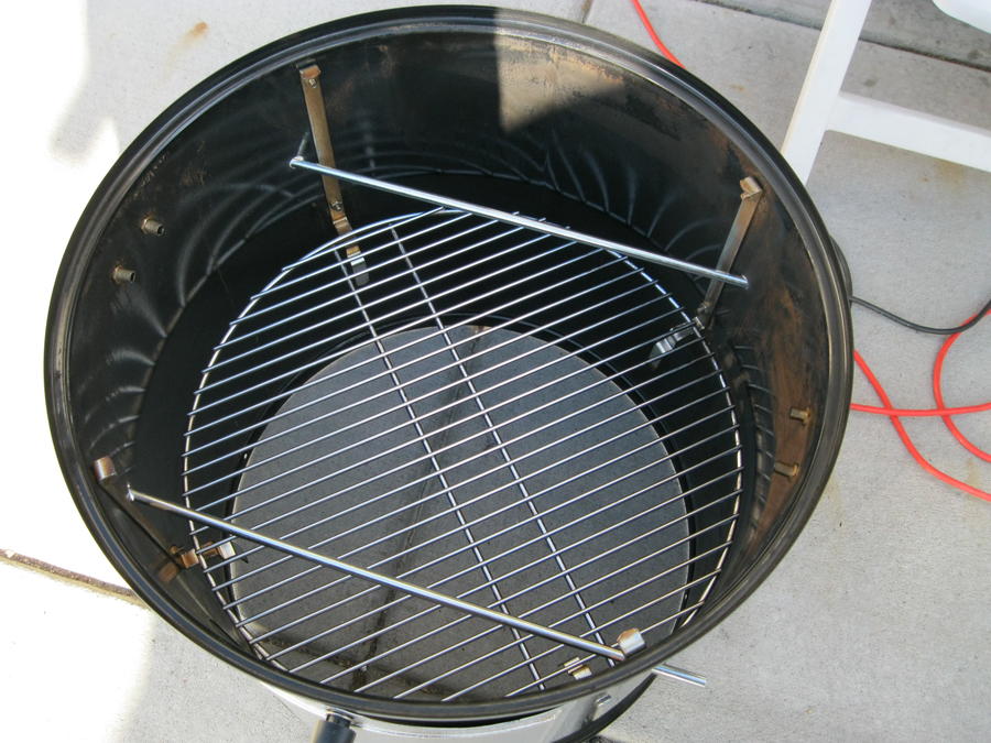 Middle rods in place above lowest grate.JPG