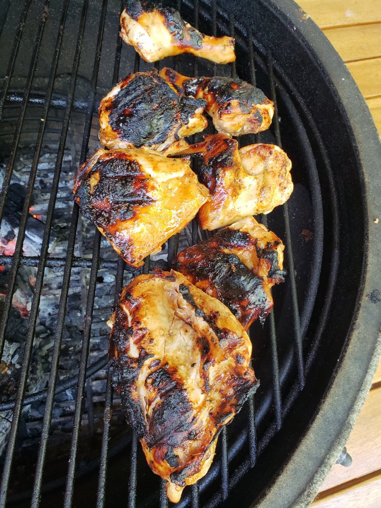 On the Big Green Egg
