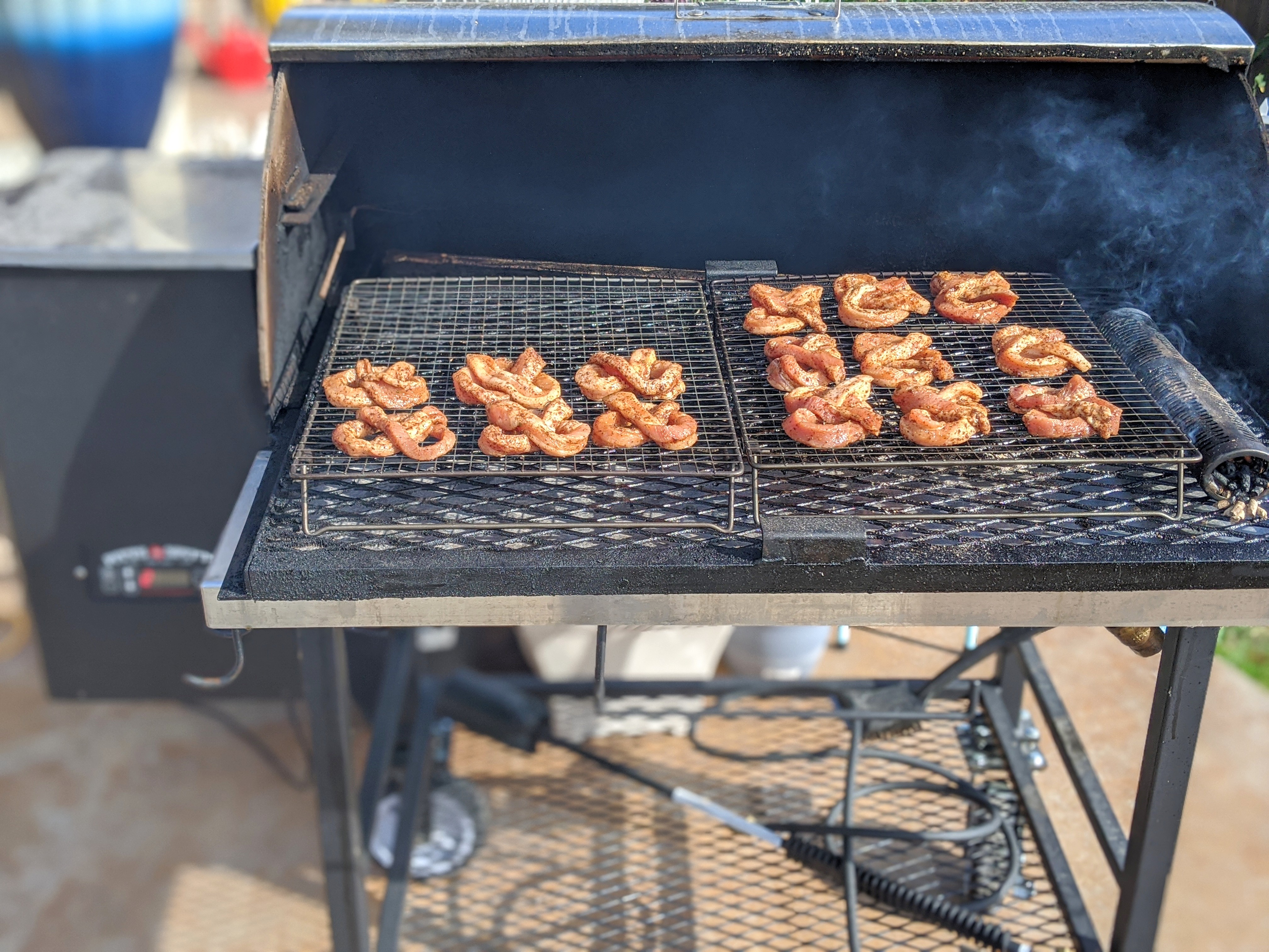 On the pit with Pecan Smoke