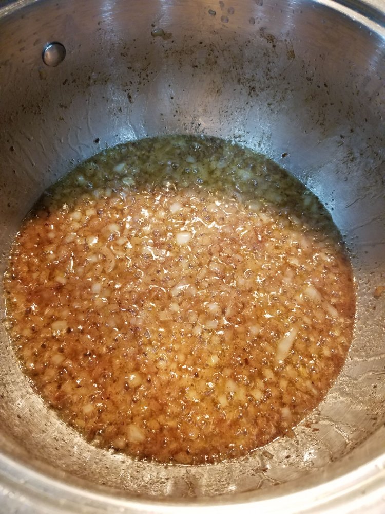 Onion in a butter bacon bath
