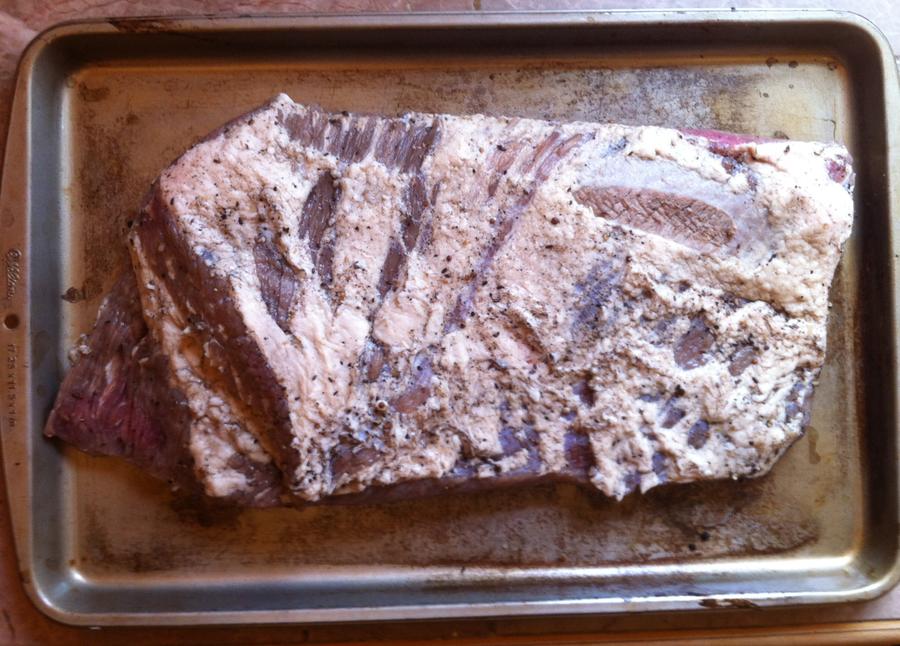 Pastrami out of the brine.JPG