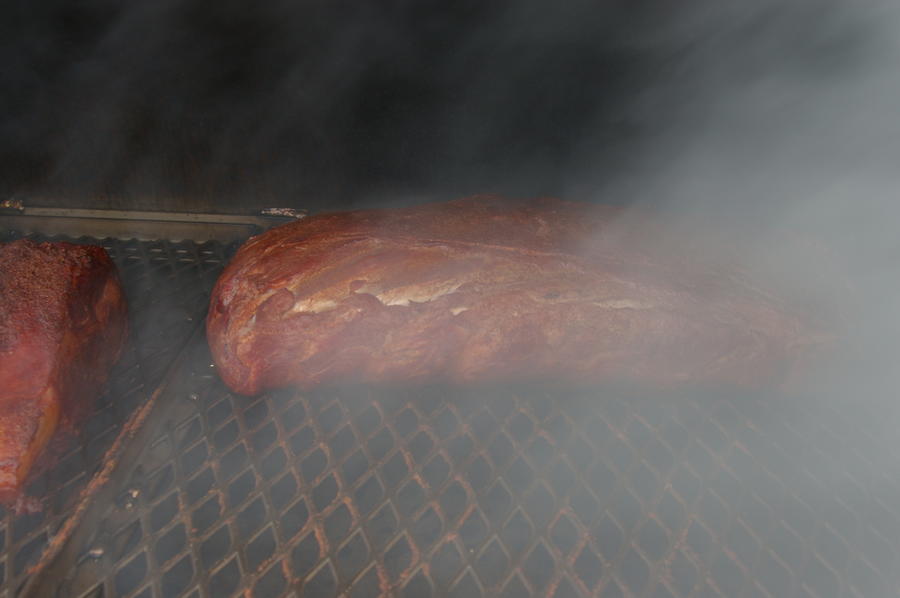 Prime on the smoker1.JPG