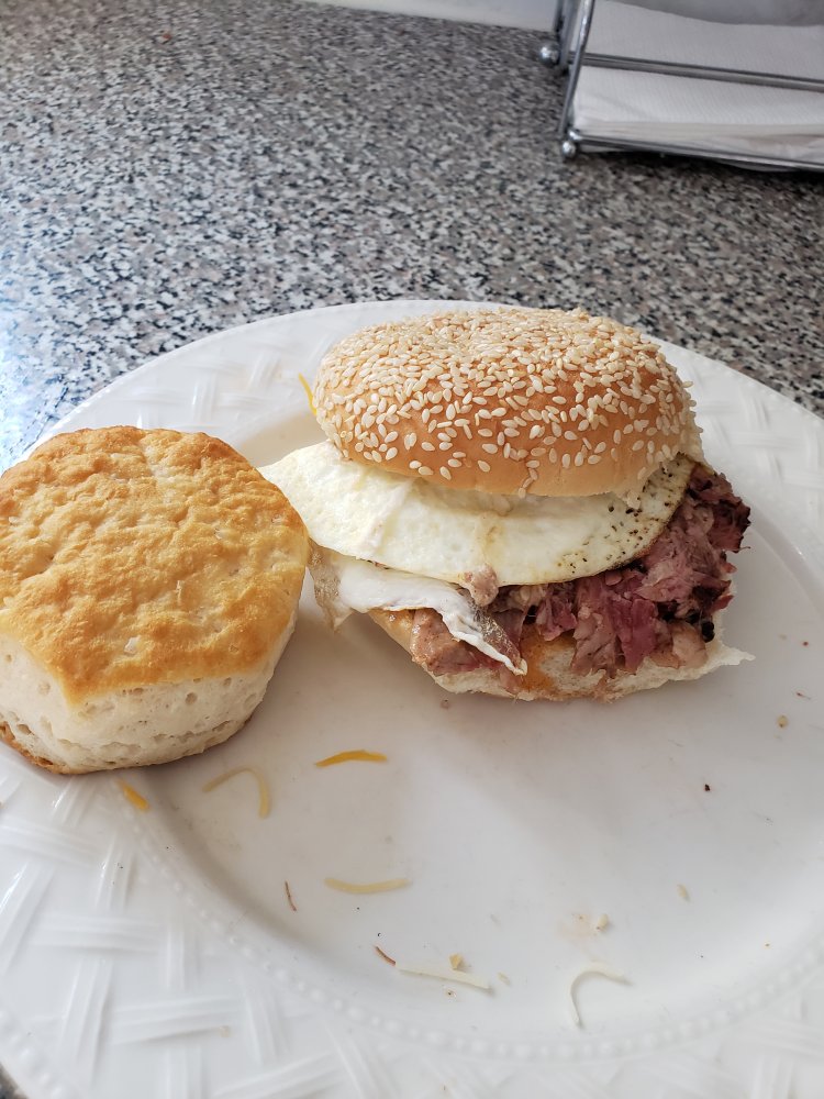 Pulled Pork And Egg Sandwich