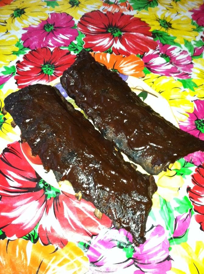 Ribs after smoke.JPG