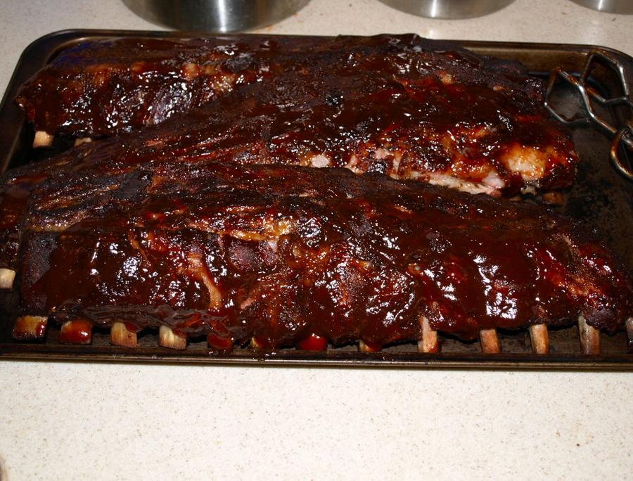 Ribs out of smoker 5-31-2010.jpg