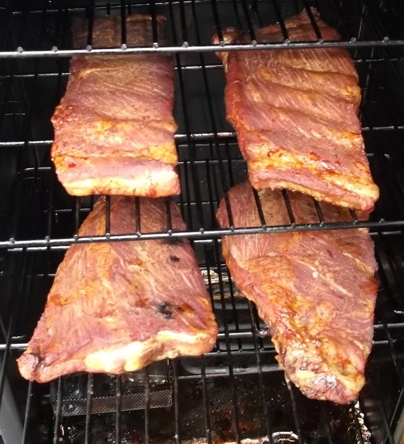 Ribs with 3 hours smoke.jpg