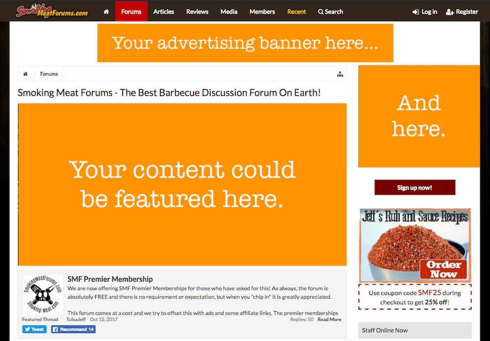 SMF Desktop Advertisement Placements