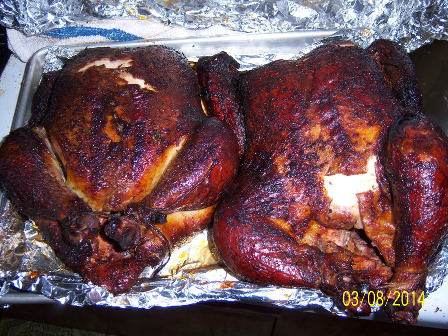 Smoked Chickens 03 08 2014.JPG