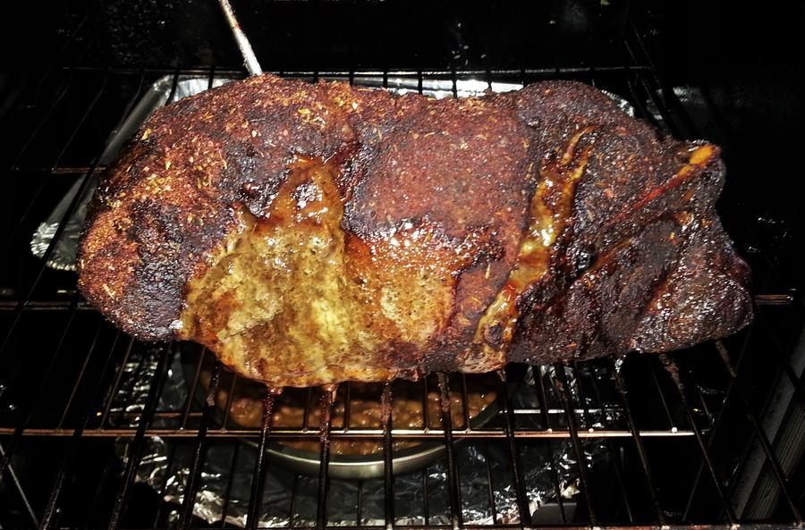 Smoked Mexican Pulled Pork 5- 154 degrees.jpg