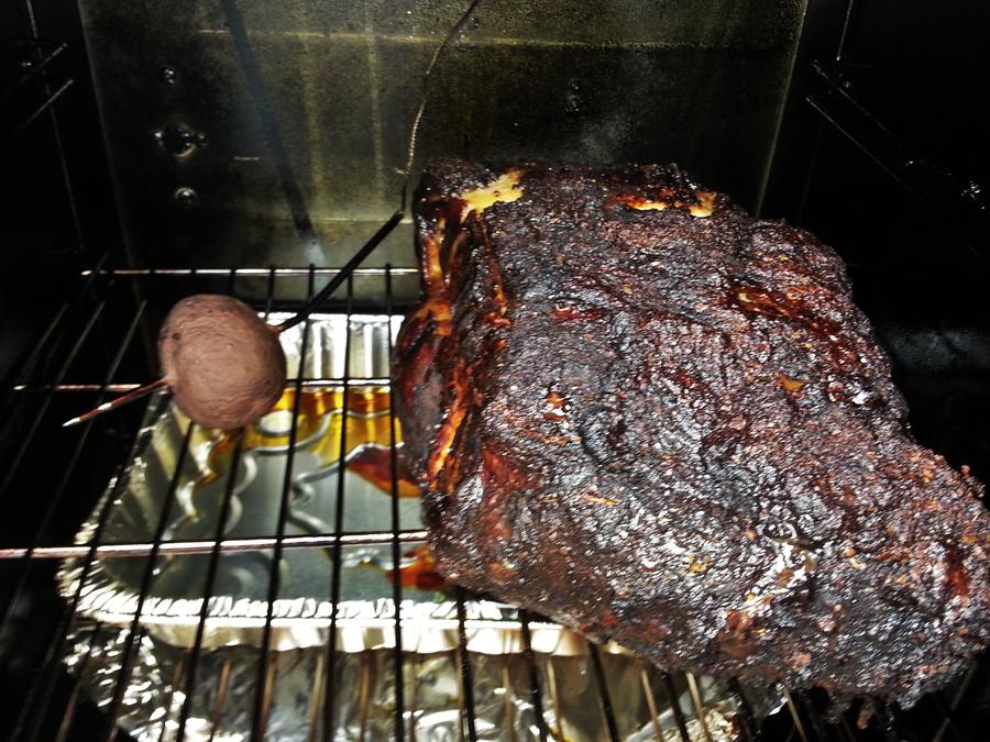 Smoked Pork Butt II 5- 4hrs 165.jpg