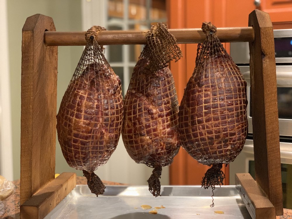 Smoked Thanksgiving Hams