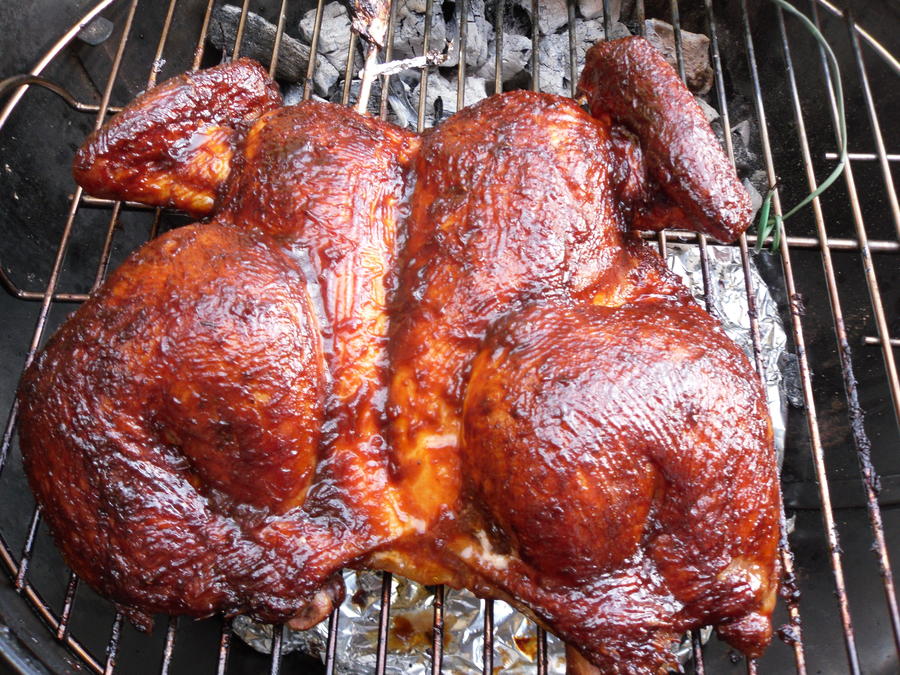spatchcocked smoked chicken on a weber kettle but i need some advice please Smoking Meat Forums The Best Smoking Meat Forum On Earth