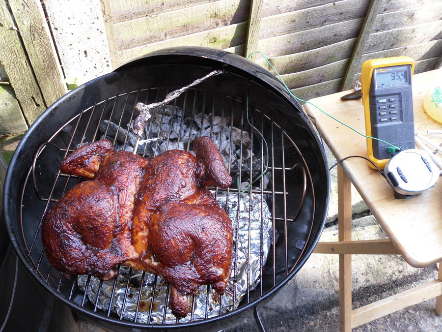 spatchcocked smoked chicken on a weber kettle but i need some advice please Smoking Meat Forums The Best Smoking Meat Forum On Earth