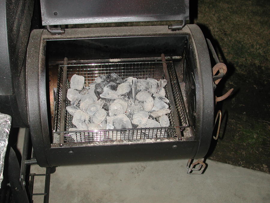 Smoker Warm up with briquettes.jpg