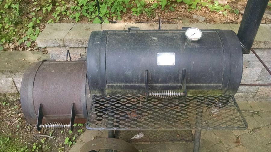 Gas Assist for Cast Iron Brinkmann Offset Smoker Smoking Meat Forums