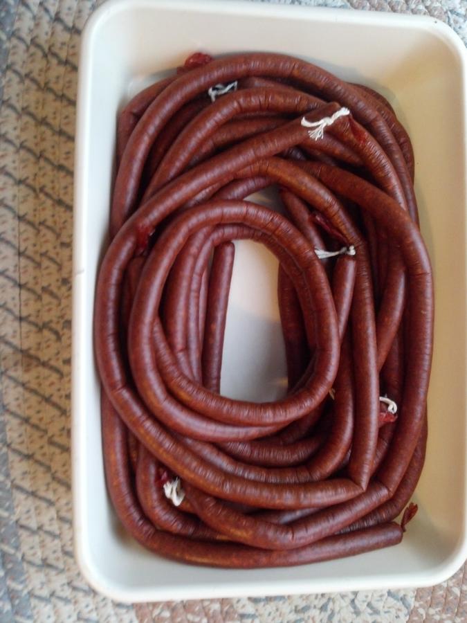 Venison Hot Sticks ready for smoker.jpg