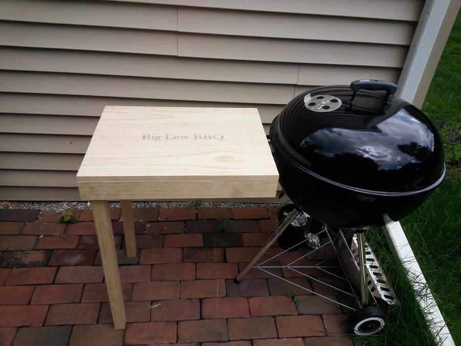 Built in deals weber kettle